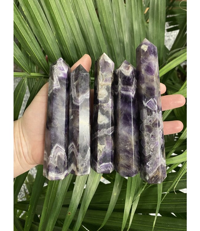 Chevron Amethyst/Dream Amethyst Point, Size X-Large [100-124gr]