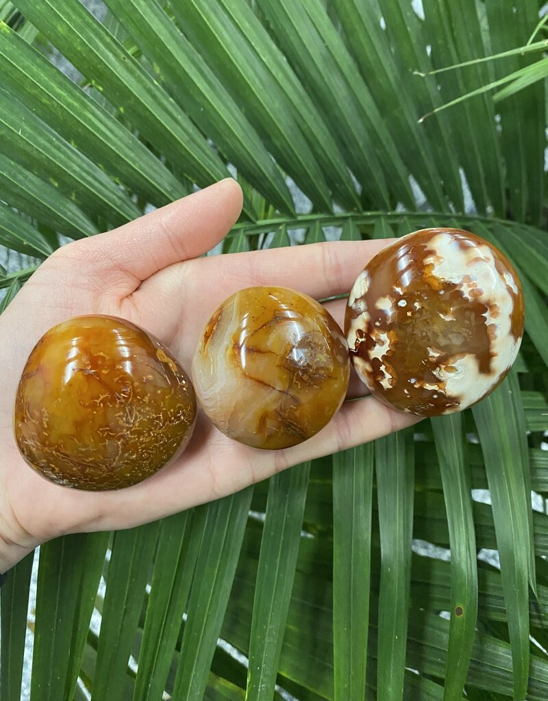 Carnelian Palm Stone, Size Large [125-149gr]