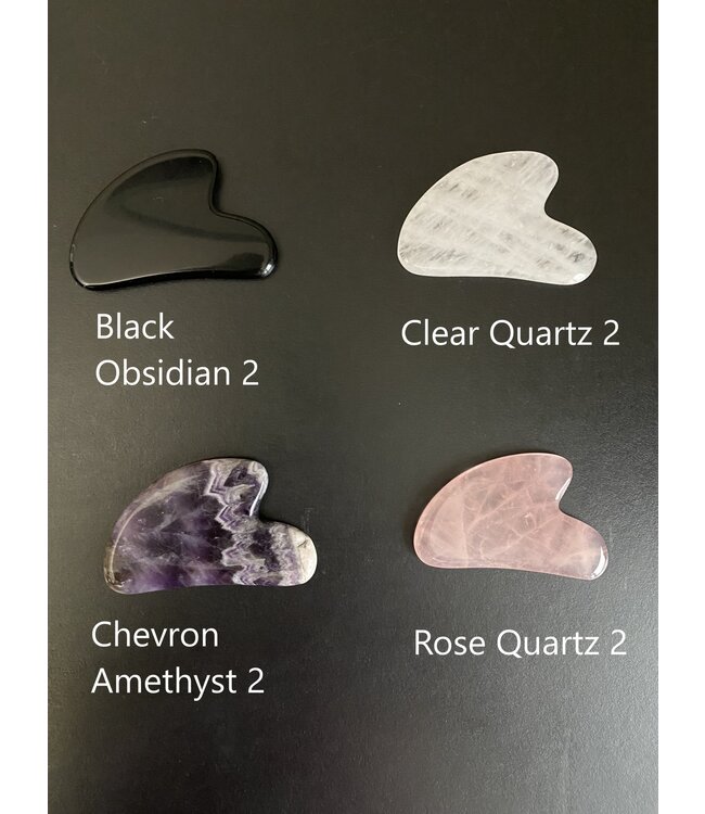 Gua Sha, Facial Massage Tool, 5 Types