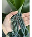 Moss Agate Beads Frosted/Matte 15" Strand 6mm 8mm
