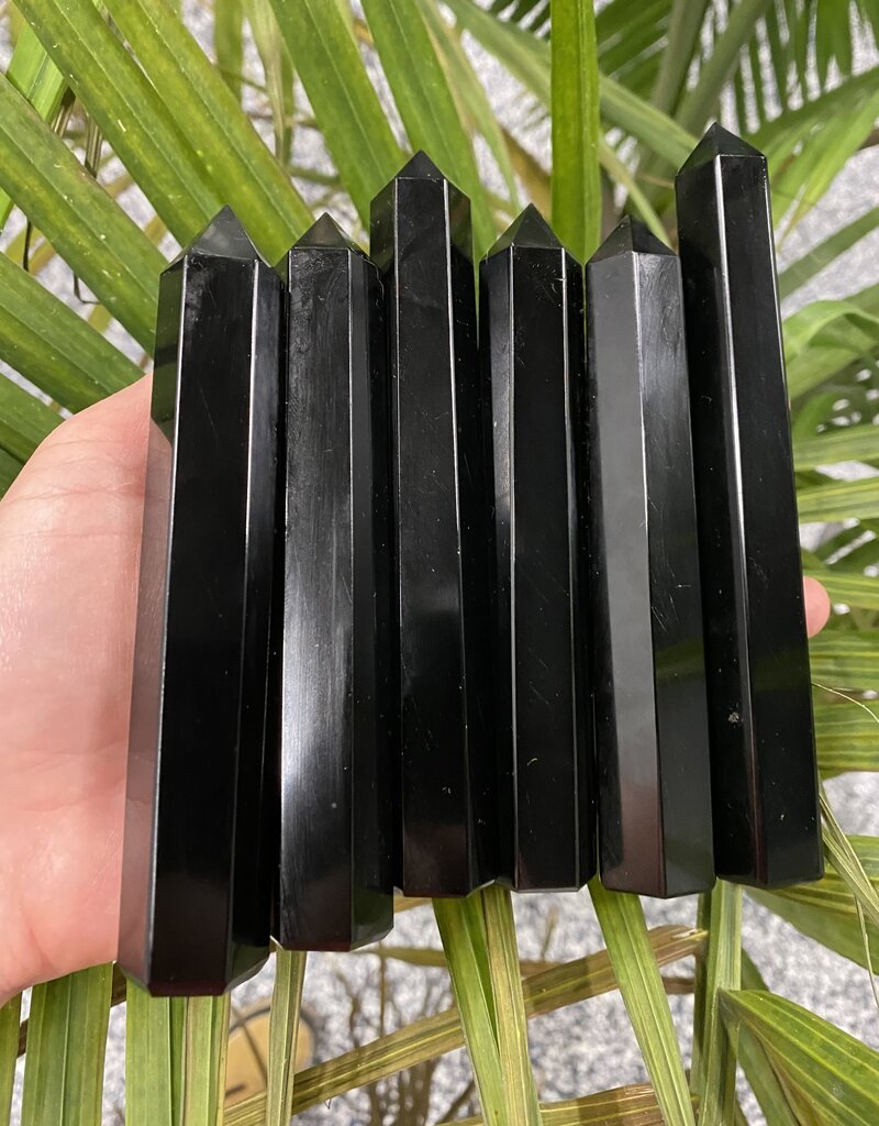 Black Obsidian Point, Size Large [75-99gr]