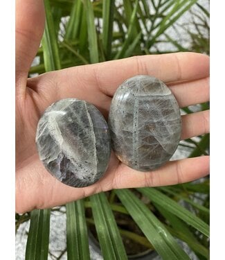Labradorite Palm Stone, Size XX-Small [25-49gr]