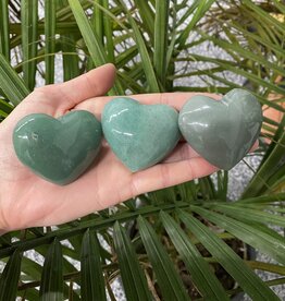 Green Aventurine Heart, Size Small [75-99gr]