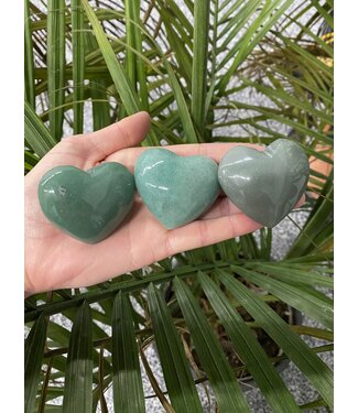 Green Aventurine Heart, Size Small [75-99gr]