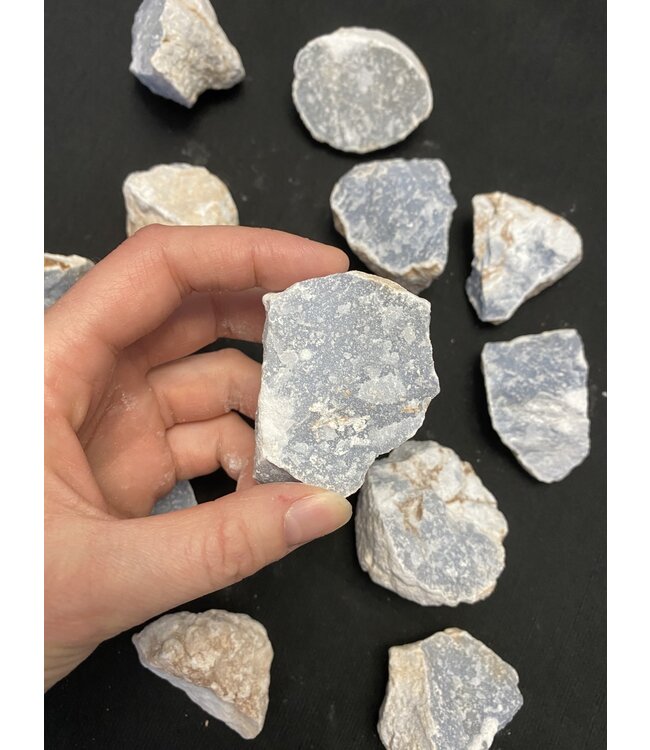 Rough Angelite Size Small 500gr Bulk Pack