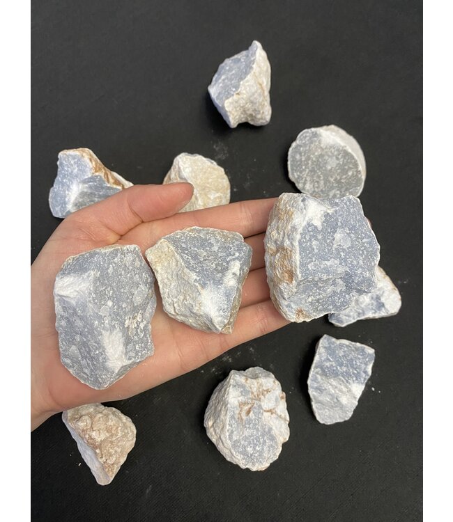 Rough Angelite Size Small 500gr Bulk Pack