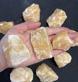 Rough Orange Calcite Size Small 500gr Bulk Pack