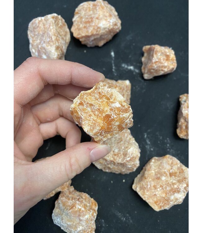 Rough Orchid Calcite Size Small 500gr Bulk Pack
