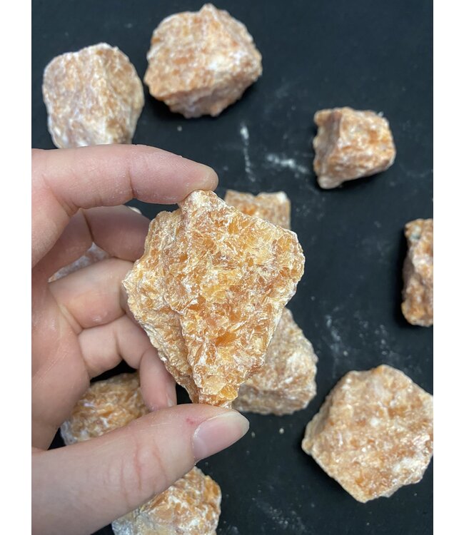 Rough Orchid Calcite Size Small 500gr Bulk Pack