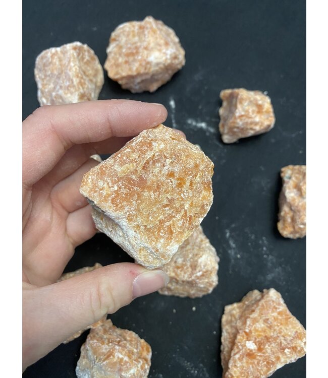 Rough Orchid Calcite Size Small 500gr Bulk Pack