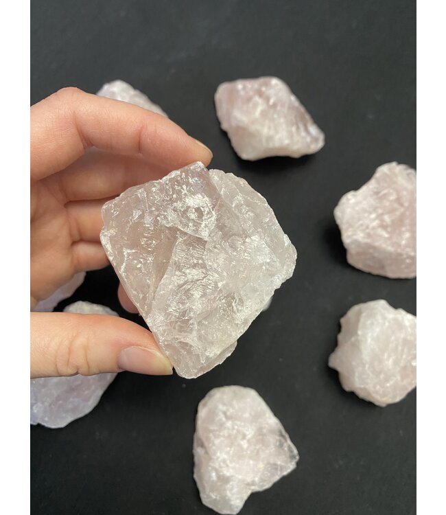 Rough Rose Quartz Size Small 500gr Bulk Pack