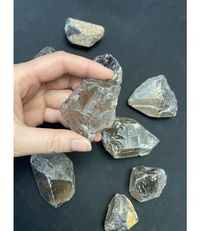 Rough Smoky Quartz Size Small 500gr Bulk Pack