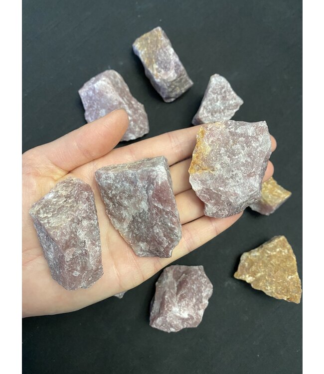 Rough Strawberry Quartz Size Small 500gr Bulk Pack