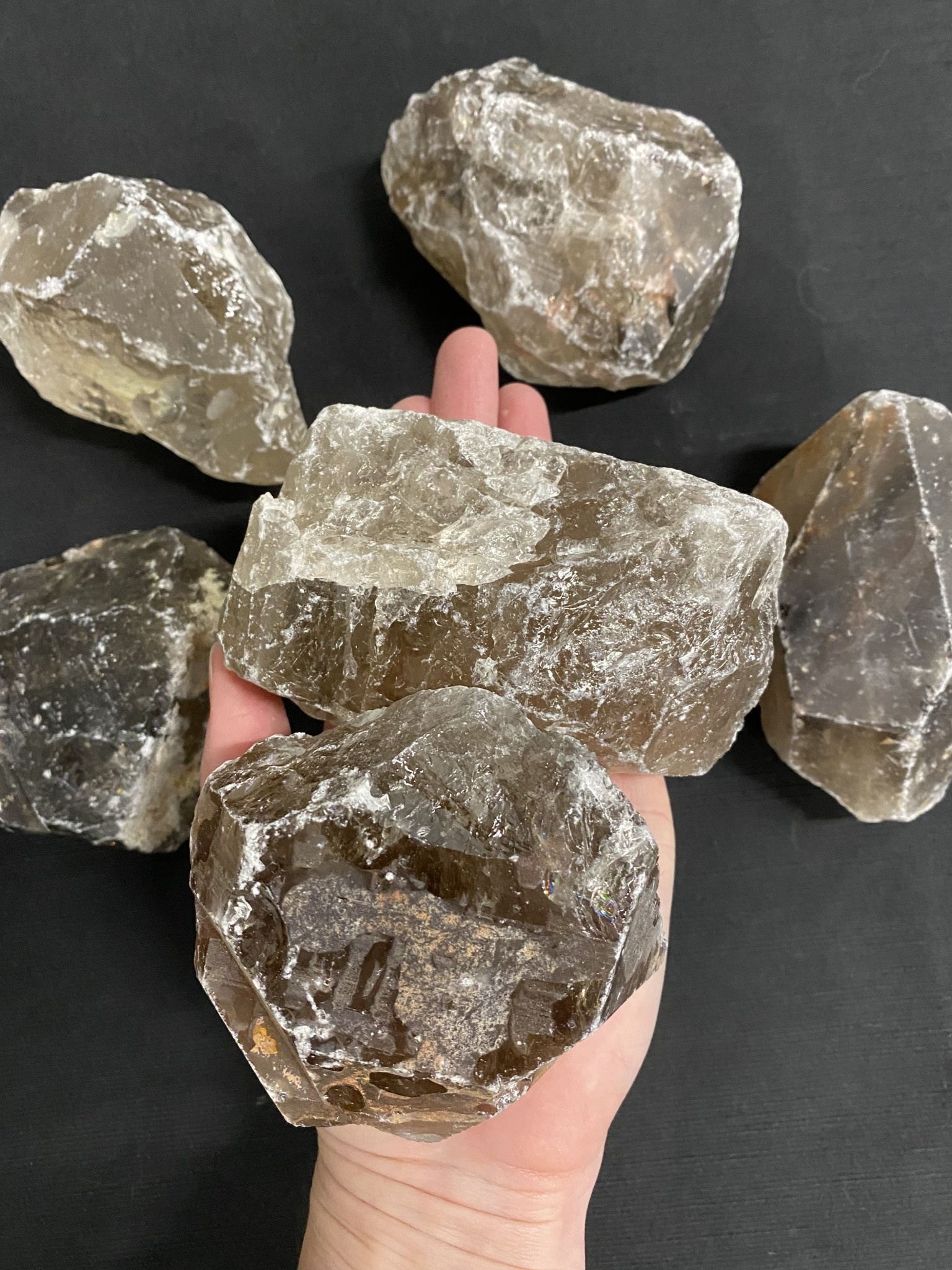 Tumbled Smoky Quartz, Large (33mm-50mm)