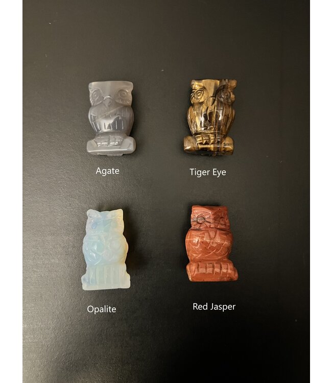 2" Owl Carving, 11 Types
