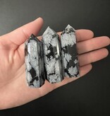 Snowflake Obsidian Point, Size Small [25-49gr]