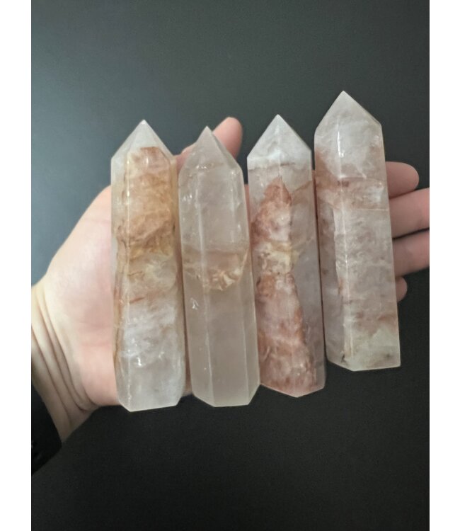 Red Hematoid/Fire Quartz Point, Size X-Large [100-124gr]