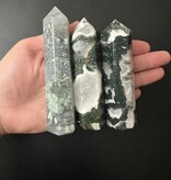 Moss Agate Point, Size X-Large [100-124gr]