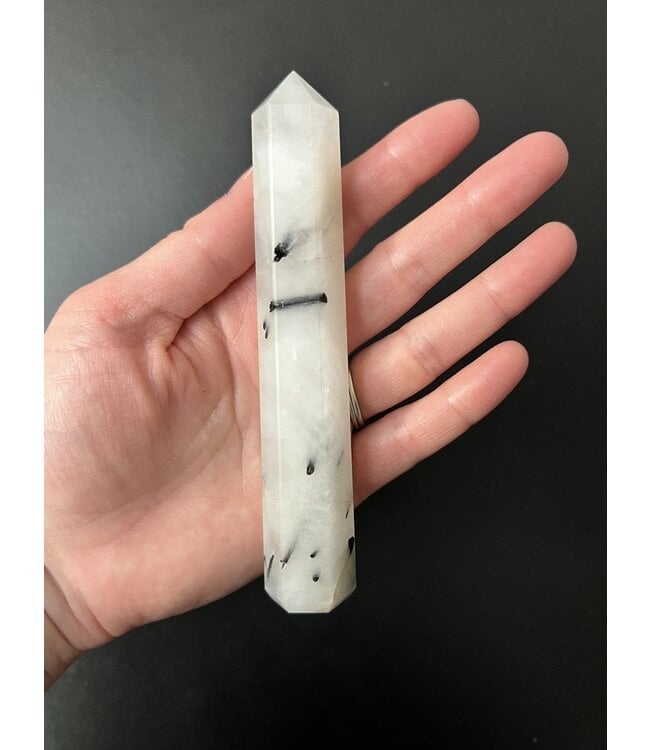 Tourmalinated Quartz Point, Size X-Large [100-124gr]