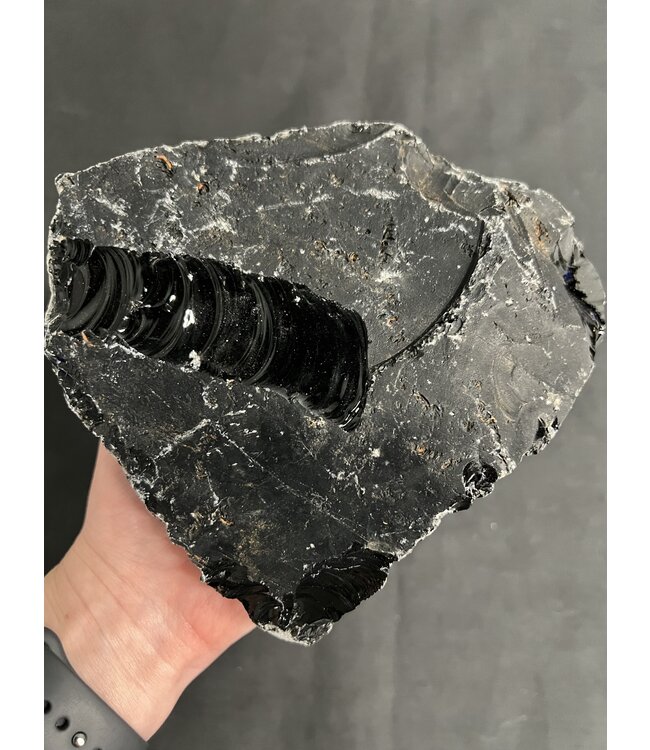 Rough Black Obsidian Size 22 [2100-2199gr]
