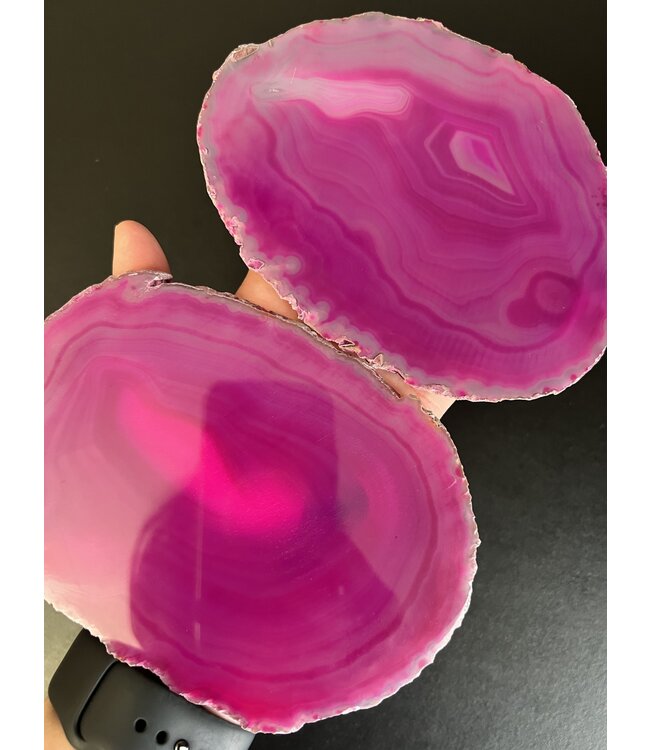 Agate Slice Size #6 Pink *disc.*
