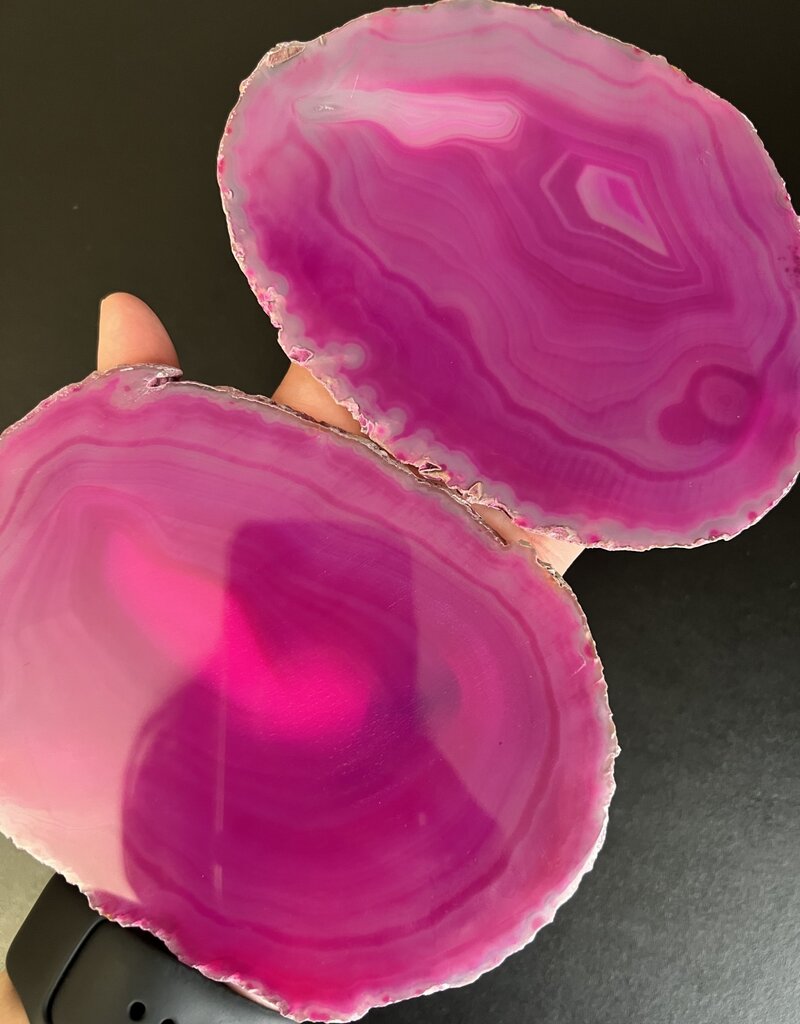Agate Slice Size #6 Pink *disc.*