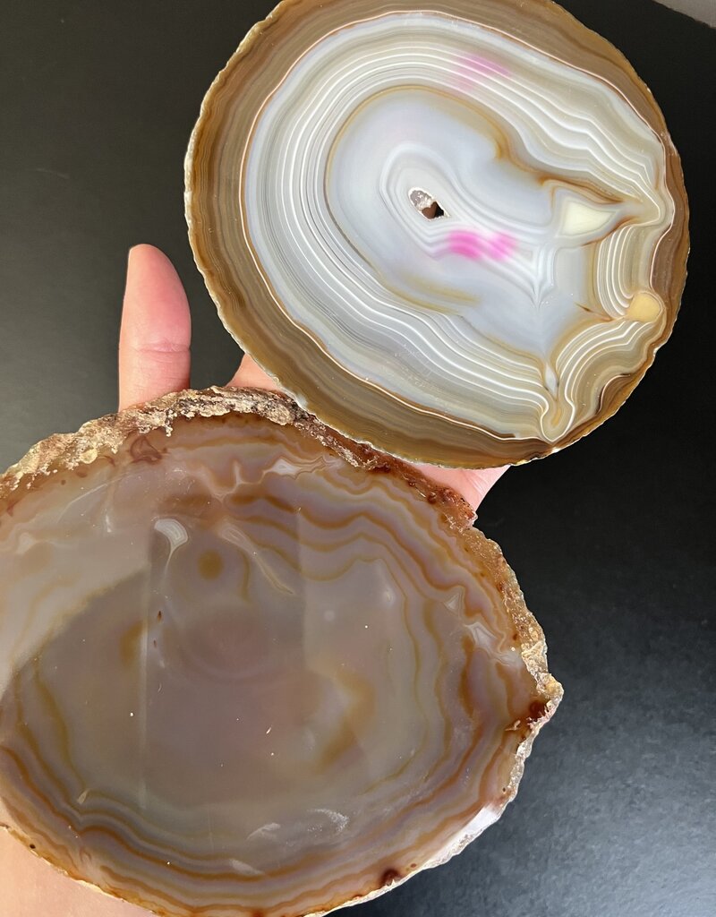 Agate Slice Size #6 Red