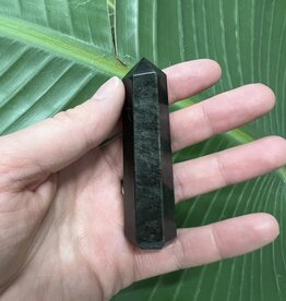 Silver Sheen Obsidian Point, Size Small [25-49gr]