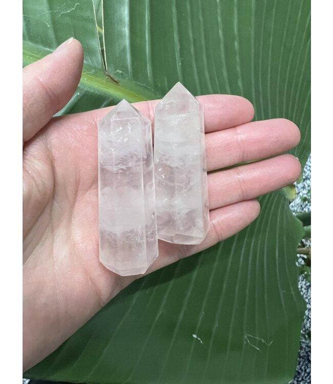 Rose Quartz Point, Size Small [25-49gr]