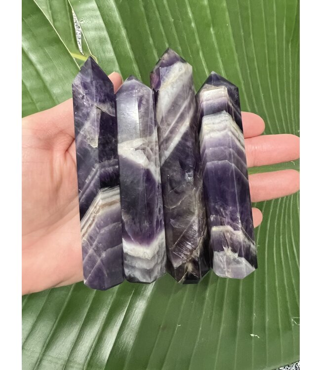 Chevron Amethyst/Dream Amethyst Point, Size Large [75-99gr]
