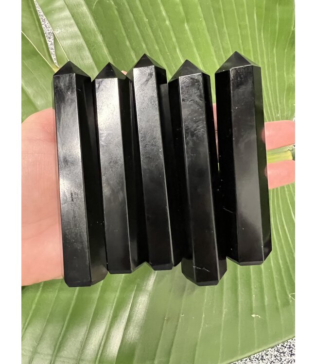Black Obsidian Point, Size Large [75-99gr]