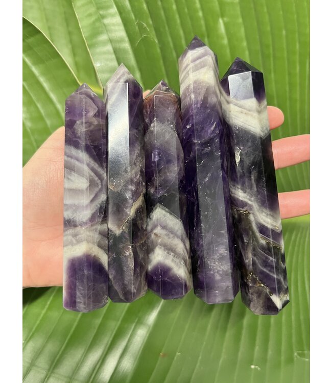 Chevron Amethyst/Dream Amethyst Point, Size X-Large [100-124gr]