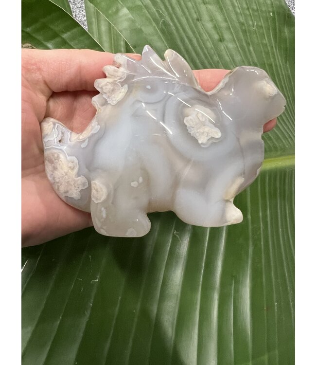 Flower Agate Dinosaur #8, 396gr, *disc.*