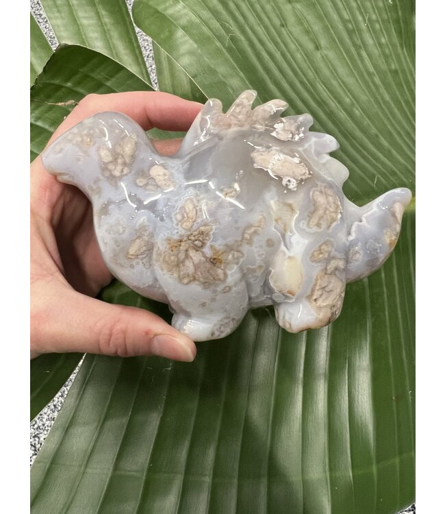 Flower Agate Dinosaur #10, 526gr, *disc.*