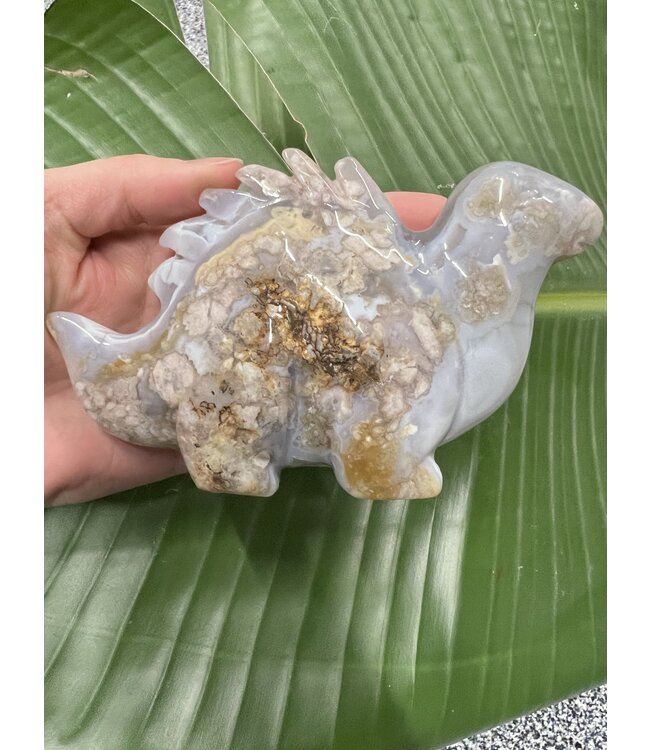 Flower Agate Dinosaur #10, 526gr, *disc.*