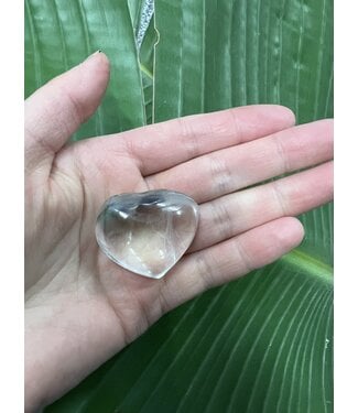 Clear Quartz Heart, Size Baby [1-24gr]