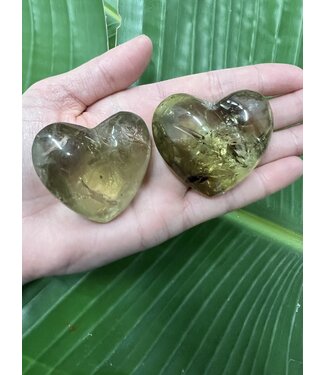 Citrine Heart, Size Small [75-99gr]