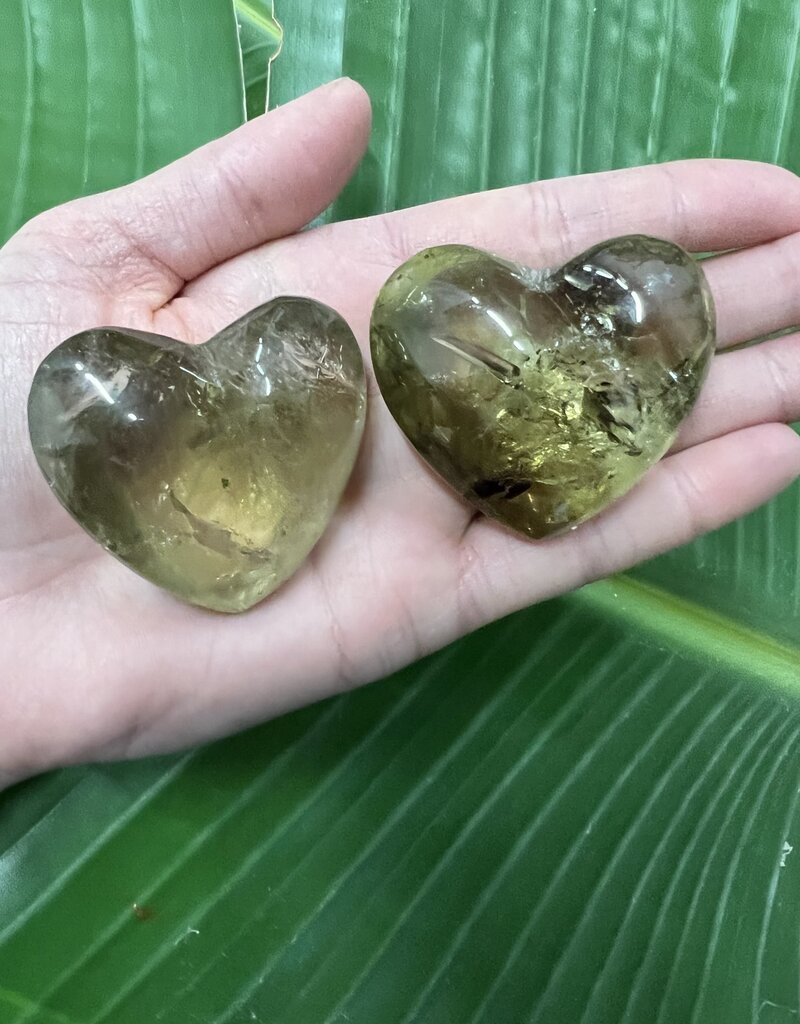 Citrine Heart, Size Small [75-99gr]