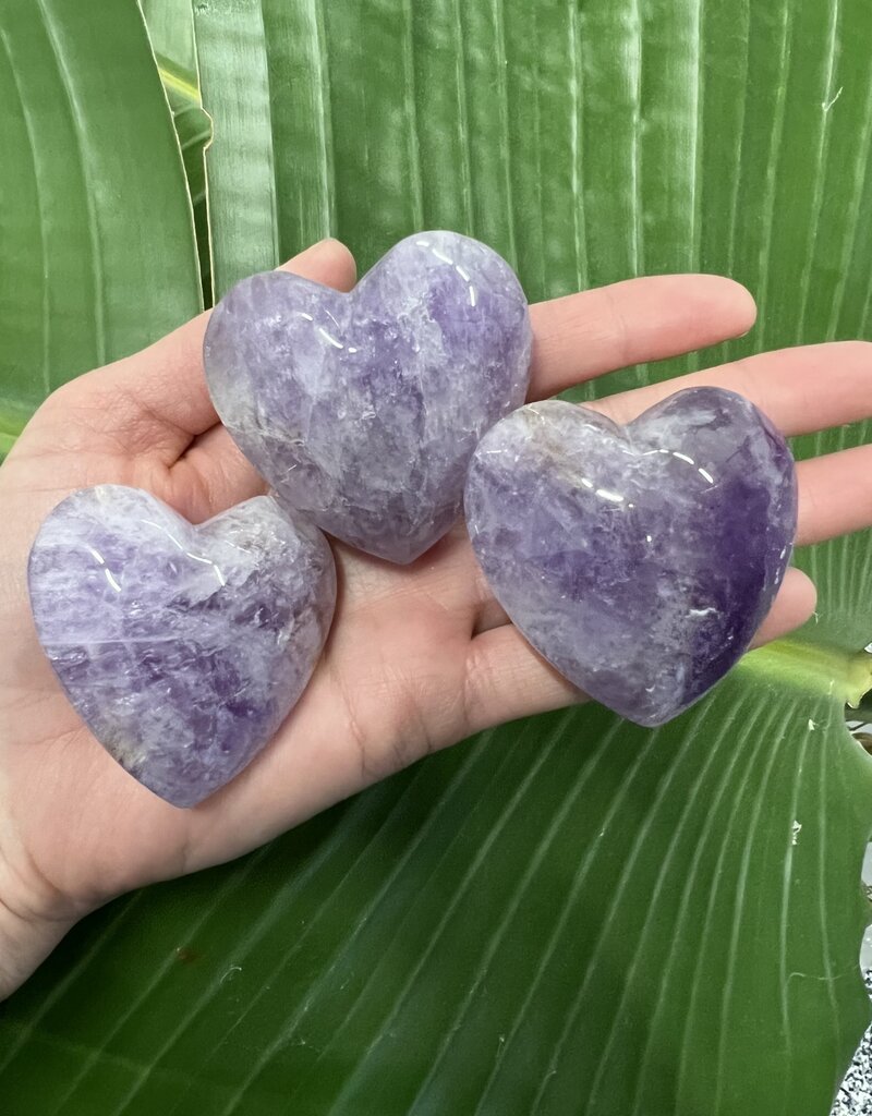 Amethyst Heart, Size Small [75-99gr]