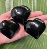 Black Obsidian Heart, Size Medium [100-124gr]
