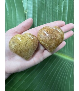 Golden Healer Heart, Size Medium [100-124gr]