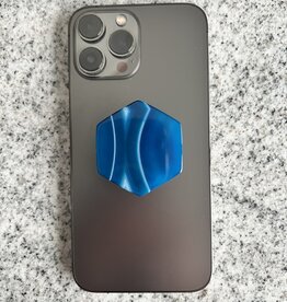 Blue Agate Hexagon Phone Grip *disc.*