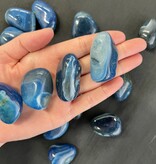 Dyed Agate Tumbled Stones, Polished Agate, Grade A; 4 sizes available, purchase individual or bulk