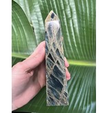 Blue Banded Calcite (Blue Onyx) Tower #18, 568gr