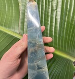 Blue Banded Calcite (Blue Onyx) Tower #33, 602gr, *disc.*