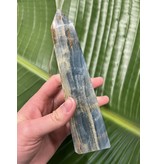 Blue Banded Calcite (Blue Onyx) Tower #41, 512gr, *disc.*