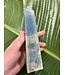 Blue Banded Calcite (Blue Onyx) Tower #42, 594gr, *disc.*