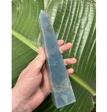 Blue Banded Calcite (Blue Onyx) Tower #49, 510gr