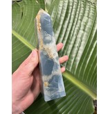 Blue Banded Calcite (Blue Onyx) Tower #51, 662gr