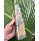 Blue Banded Calcite (Blue Onyx) Tower #53, 764gr